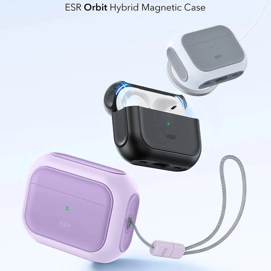 ESR Orbit Hybrid-deksel for Apple AirPods Pro 3, Lilla