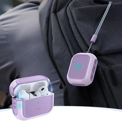 ESR Orbit Hybrid-deksel for Apple AirPods Pro 3, Lilla