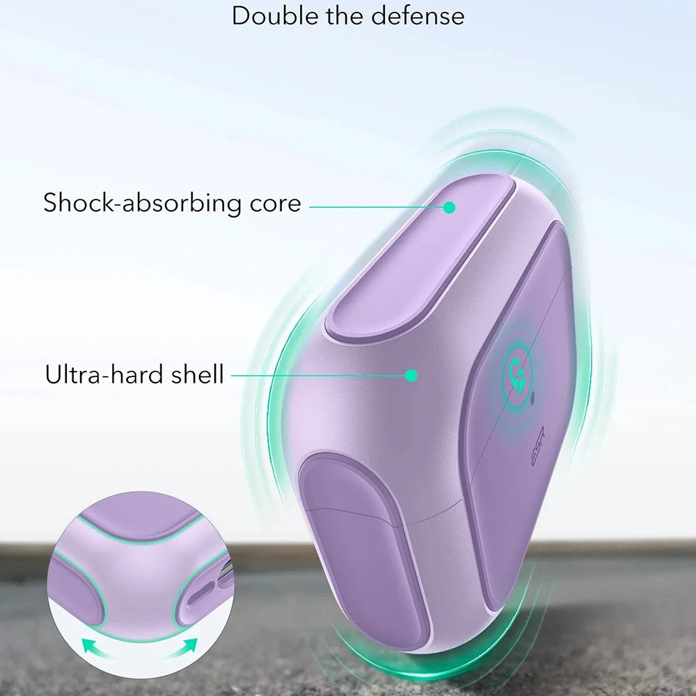 ESR Orbit Hybrid-deksel for Apple AirPods Pro 3, Lilla