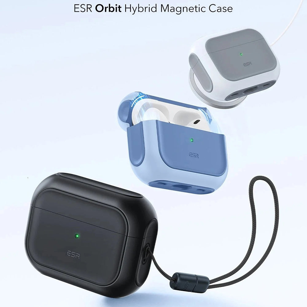ESR Orbit Hybrid-etui for Apple AirPods Pro 3, svart