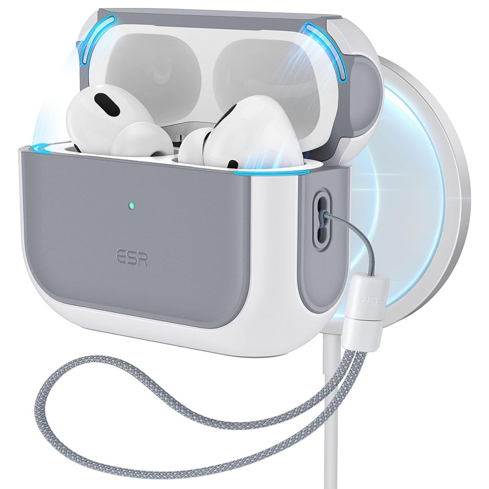 ESR Orbit Hybrid-deksel for Apple AirPods Pro Series, Hvit