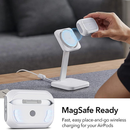 ESR Orbit Hybrid-deksel for Apple AirPods Pro Series, Hvit