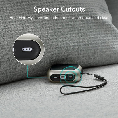 ESR Orbit Hybrid-deksel for Apple AirPods Pro Series, Grå
