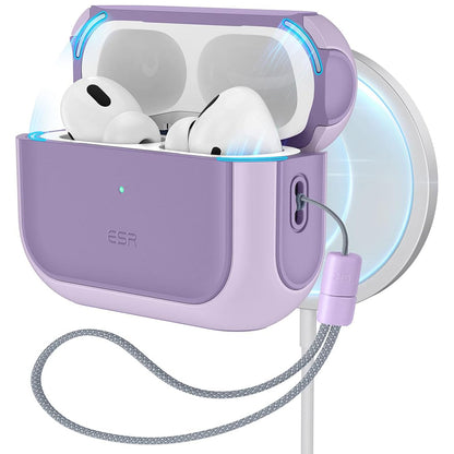 ESR Orbit Hybrid-deksel for Apple AirPods Pro Series, Lilla