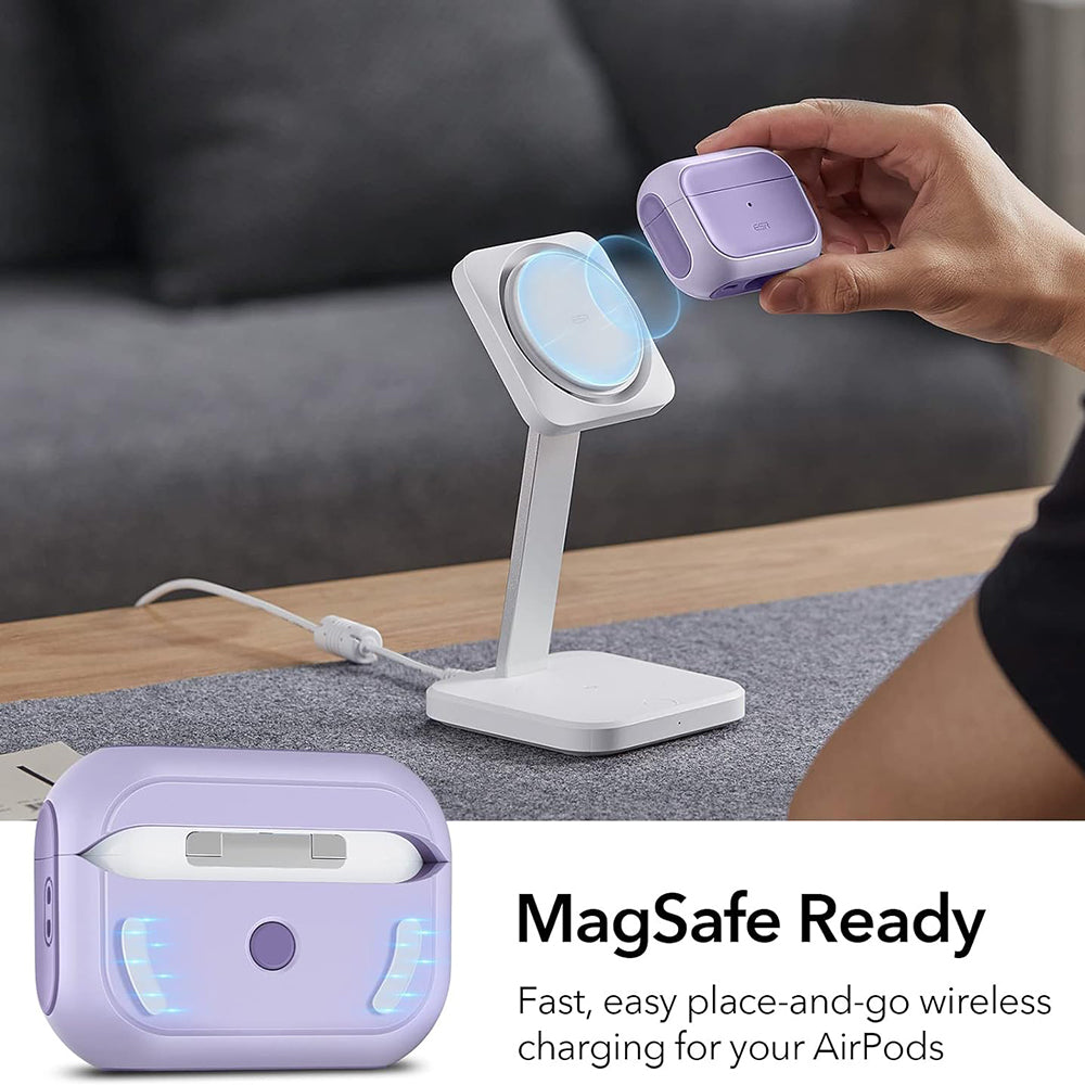 ESR Orbit Hybrid-deksel for Apple AirPods Pro Series, Lilla