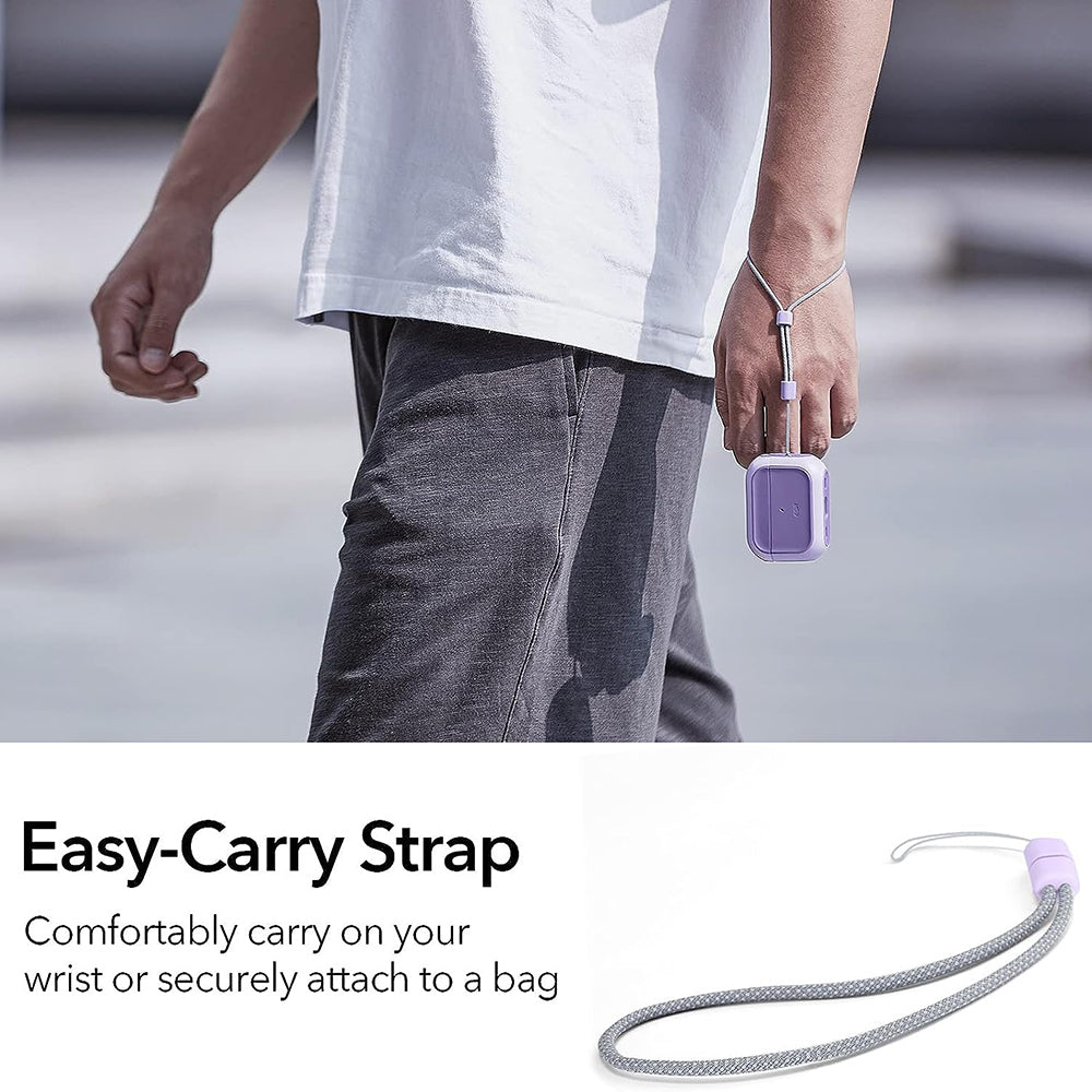 ESR Orbit Hybrid-deksel for Apple AirPods Pro Series, Lilla