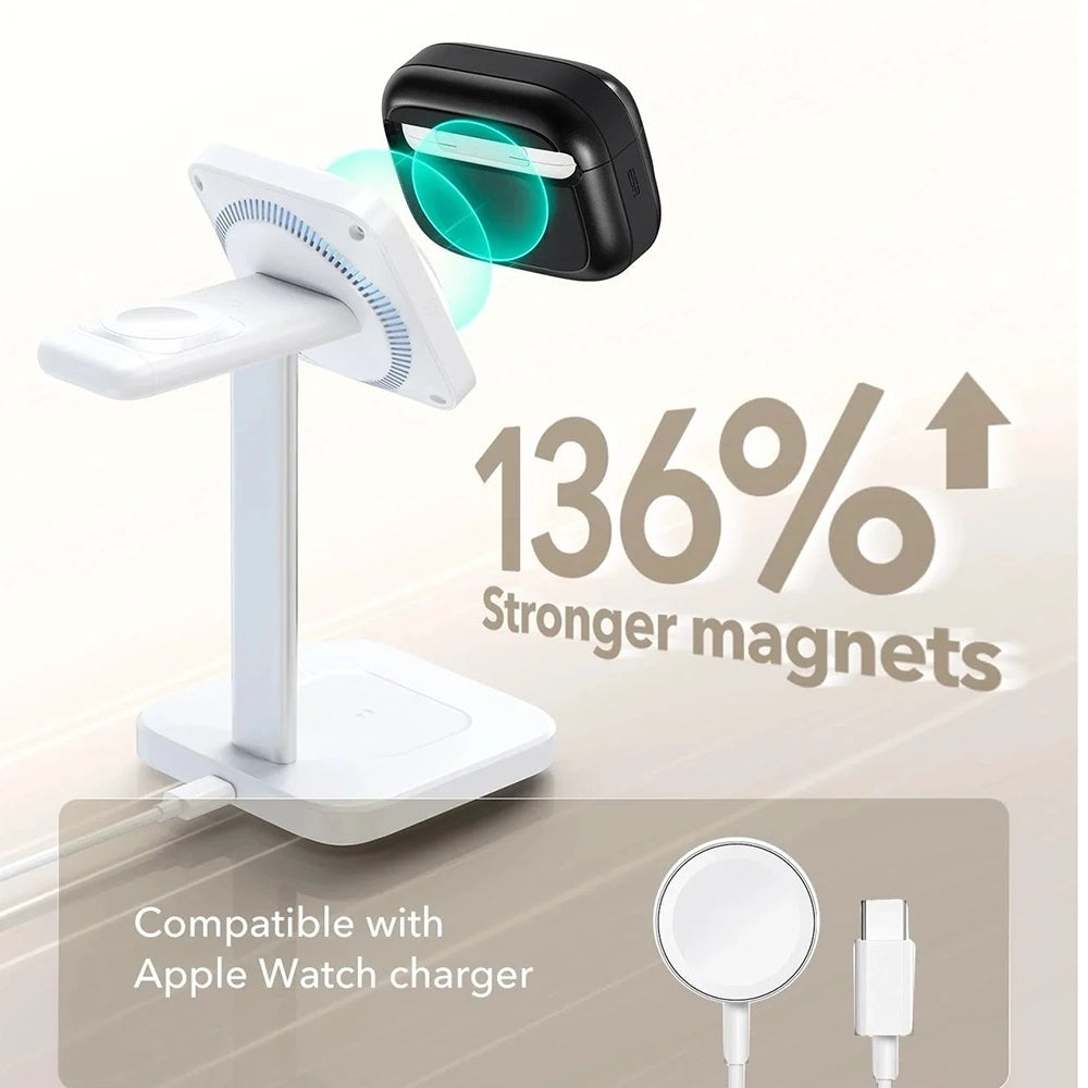 ESR Pulse Magnetic FlickLock-deksel for Apple AirPods Pro 3, Grå
