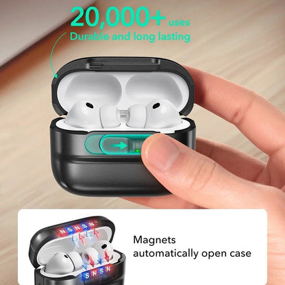 ESR Pulse Magnetic FlickLock-deksel for Apple AirPods Pro 3, Grå