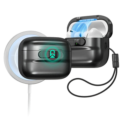ESR Pulse Magnetic FlickLock-deksel for Apple AirPods Pro 3, Svart