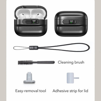 ESR Pulse Magnetic FlickLock-deksel for Apple AirPods Pro 3, Svart