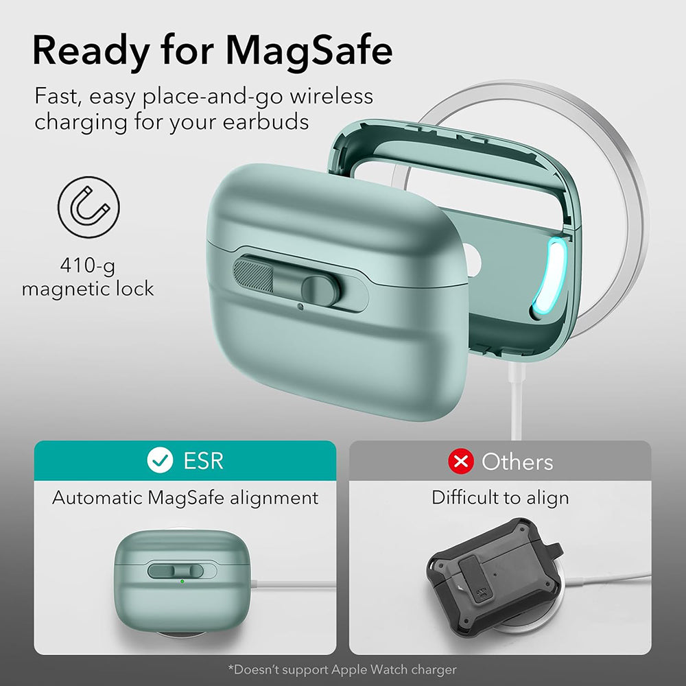 ESR Pulse-etui for Apple AirPods 4, svart