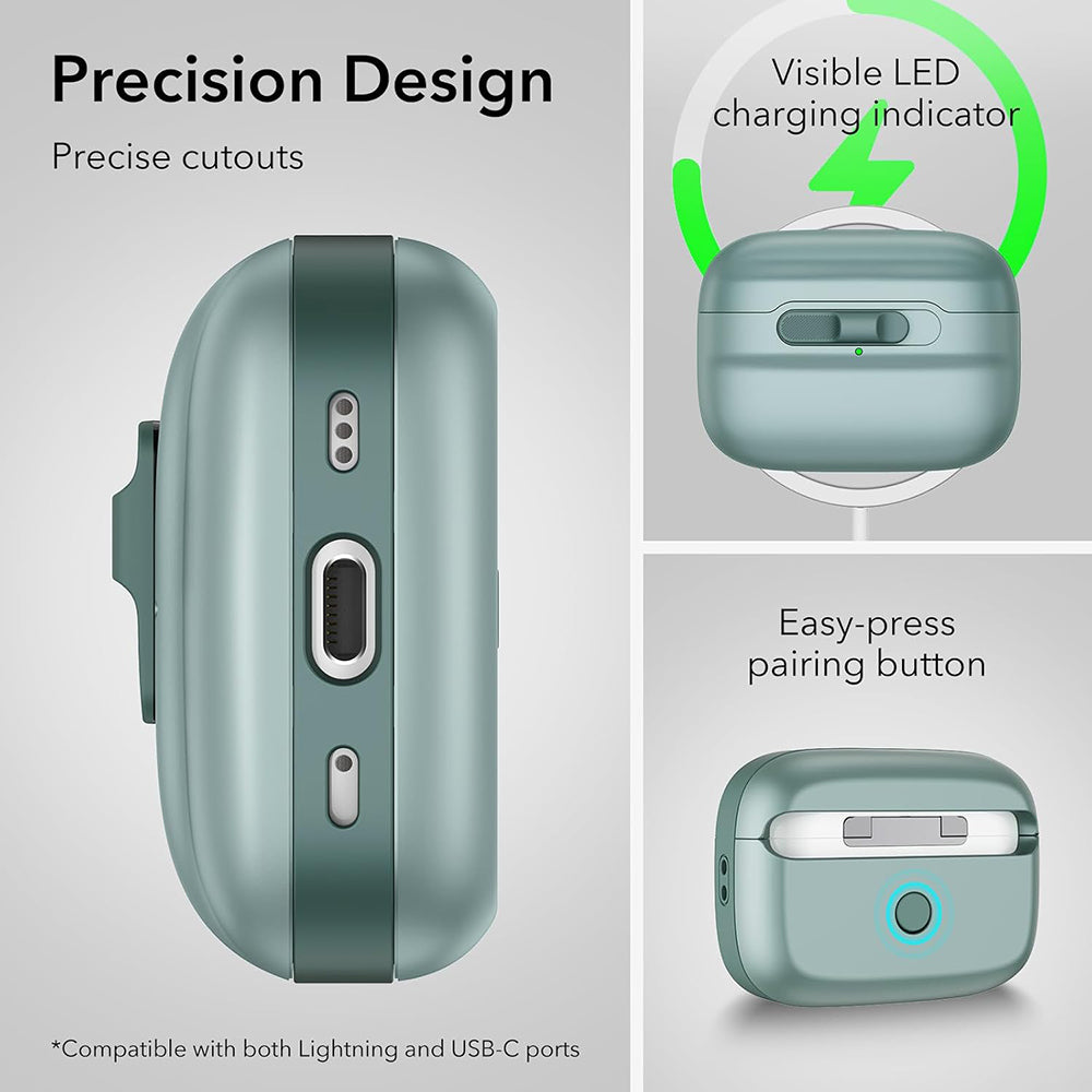 ESR Pulse-etui for Apple AirPods 4, svart