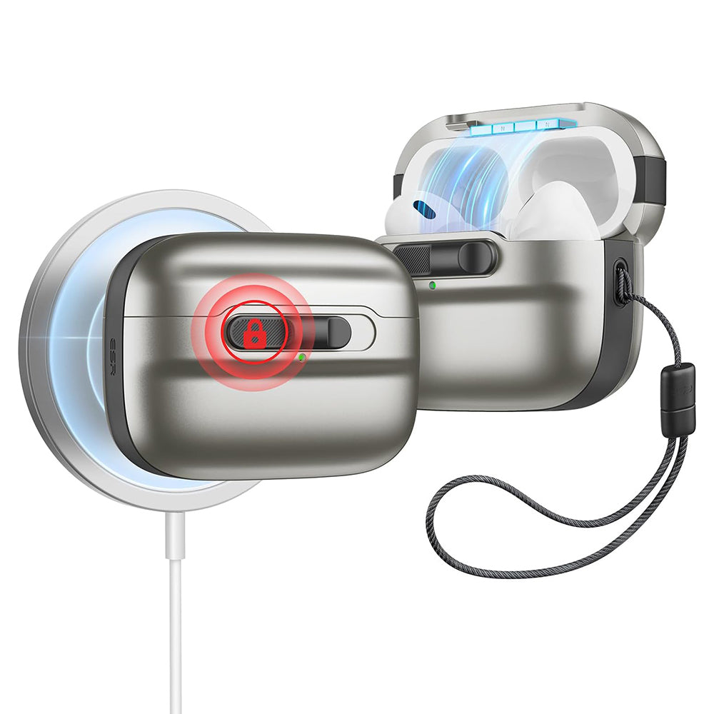 ESR Pulse deksel for Apple AirPods Pro Series, Grå