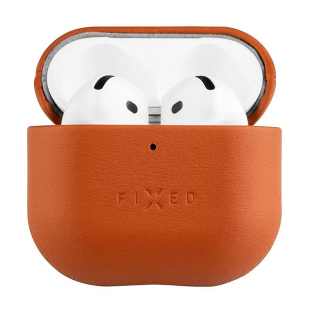 Etui Fixed PodsLeather for Apple AirPods 4, Brun
