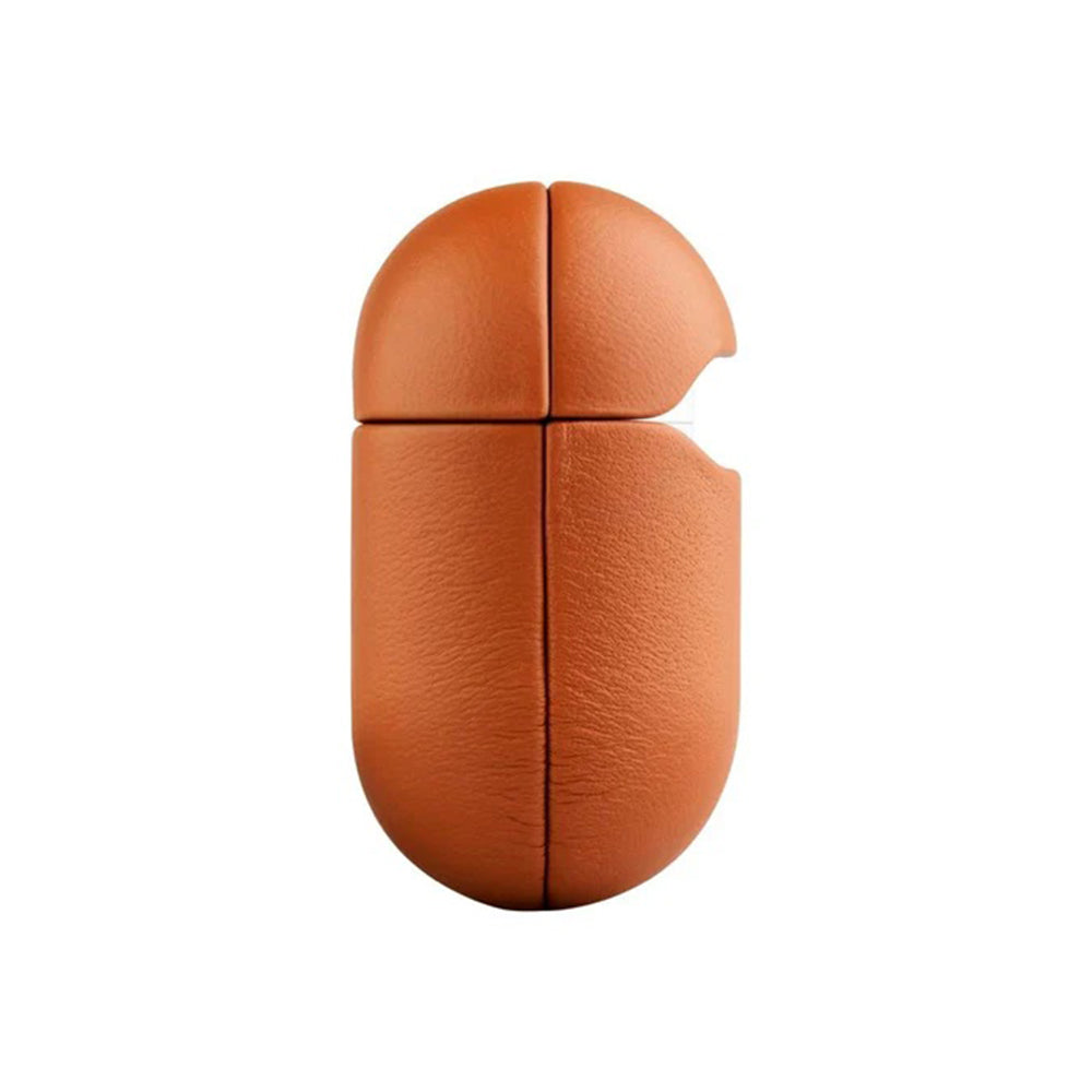 Etui Fixed PodsLeather for Apple AirPods 4, Brun