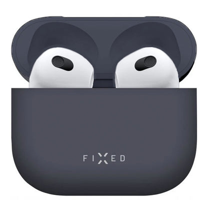 Fixed Silky deksel for Apple AirPods 4, Blå