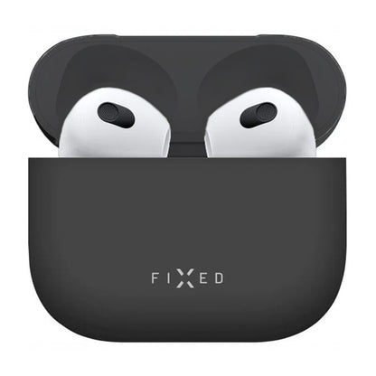 Fixed Silky deksel for Apple AirPods 4, Svart