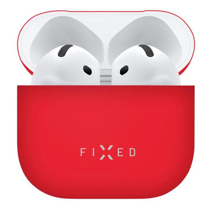 Fixed Silky deksel for Apple AirPods 4, Rød