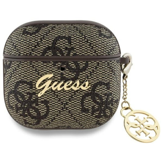 Guess 4G Charm deksel for Apple AirPods 4, Brun