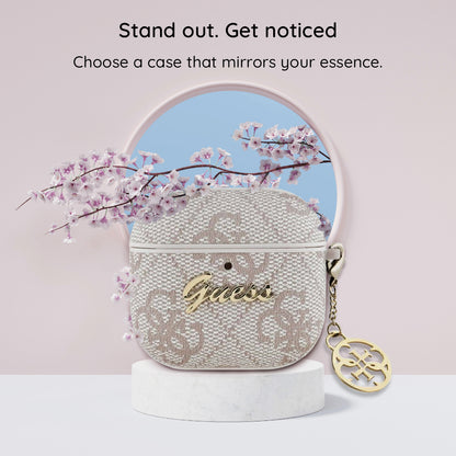 Guess 4G Charm deksel for Apple AirPods 4, Svart