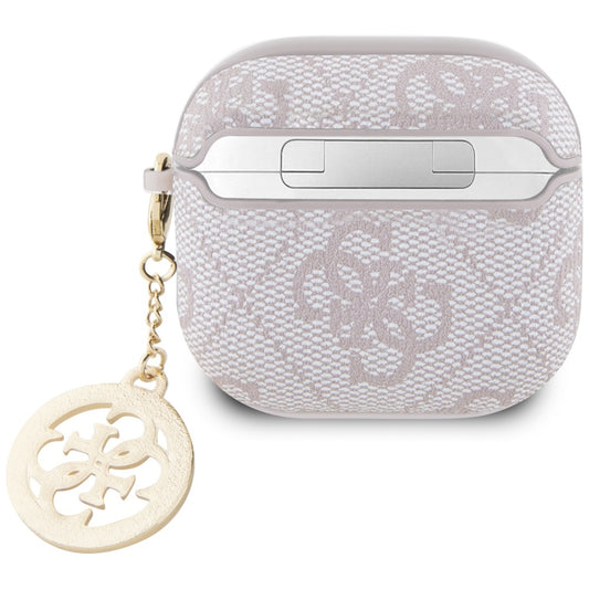 Guess 4G Strass Charm deksel for Apple AirPods 4, Rosa