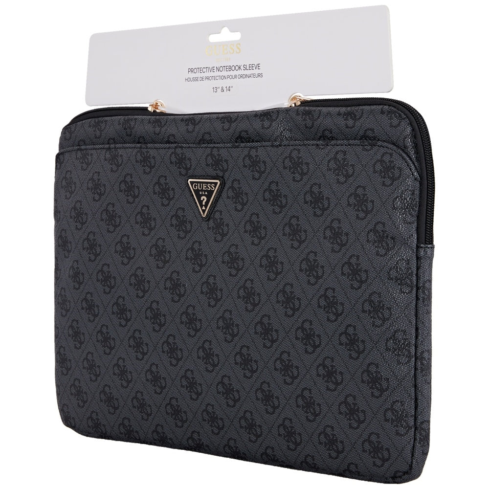 Guess 4G Triangle Logo Laptopveske for 14-tommers, Svart