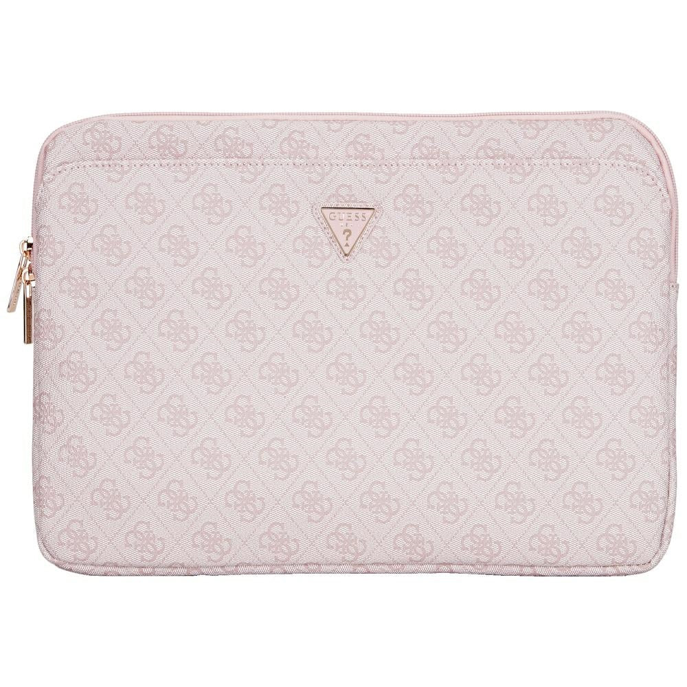 Guess 4G Triangle Logo etui for 14-tommers laptop, Rosa