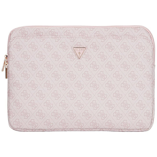 Guess 4G Triangle Logo etui for 14-tommers laptop, Rosa