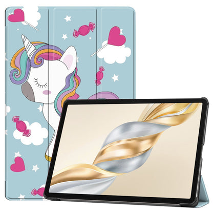 Deksel til Honor Pad X9a / X9 / X8 Pro, Techsuit, FoldPro Unicorn, Flerfarget