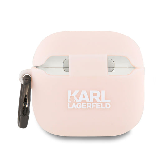 Karl Lagerfeld 3D Choupette's Head etui for Apple AirPods 4, Rosa