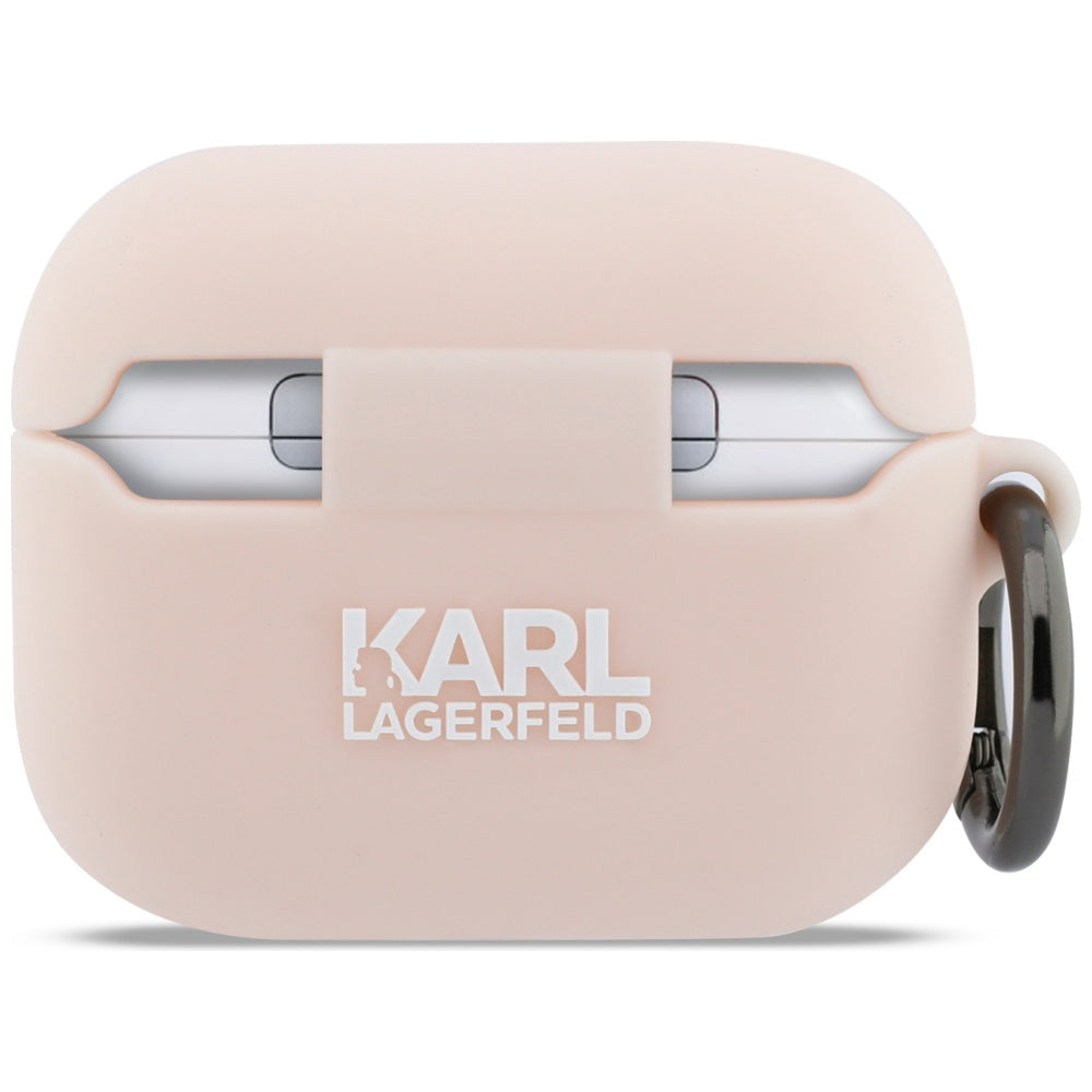 Karl Lagerfeld Silicone Choupette's Head 3D-deksel for Apple AirPods Pro 3, Rosa
