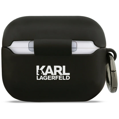 Karl Lagerfeld Silicone Choupette's Head 3D-deksel for Apple AirPods Pro 3, Svart
