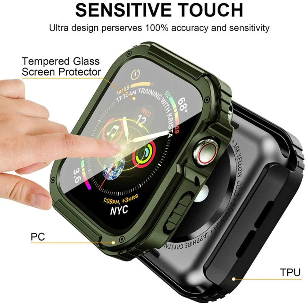 Lito Armor 360 deksel for Apple Watch 38mm Series, grønn