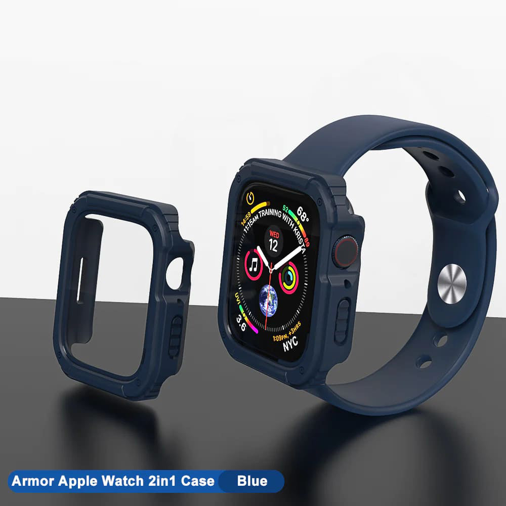 Lito Armor 360 deksel for Apple Watch 42mm Series, blå