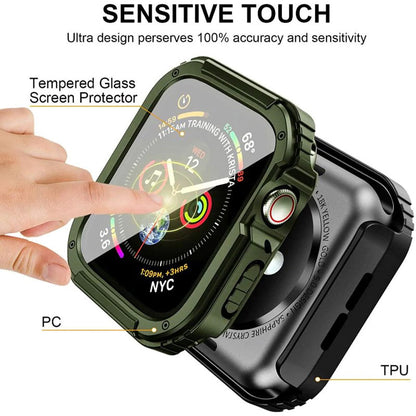 Lito Armor 360 deksel for Apple Watch 42mm Series, grønn