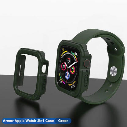 Lito Armor 360 deksel for Apple Watch 42mm Series, grønn