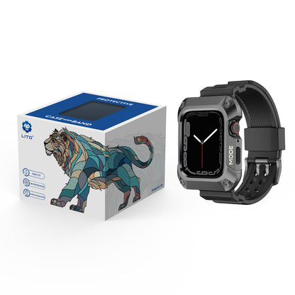 Lito RuggedArmor reim for Apple Watch 44mm Series, Grå