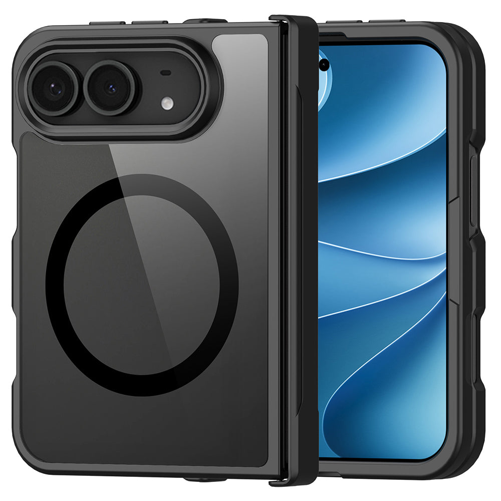 MagSafe-deksel med hengselbeskyttelse til Apple iPhone Duo, DUX DUCIS, Aimo, svart