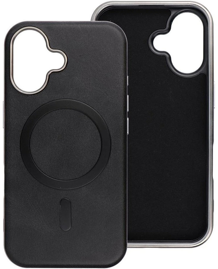 MagSafe-deksel for Apple iPhone 16 Pro, OEM, Gentleman Mag, svart