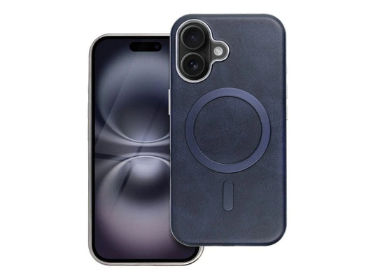 MagSafe-deksel for Apple iPhone 14 Pro, OEM, Gentleman Mag, Marineblå