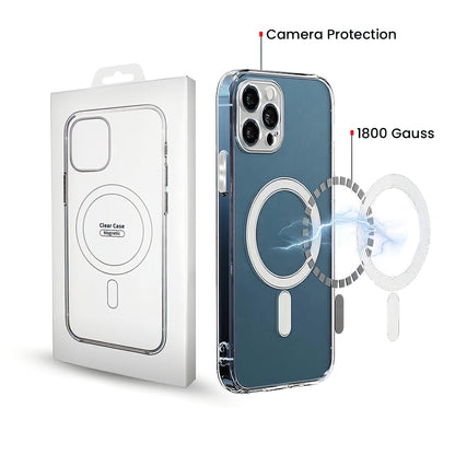 MagSafe-deksel for Apple iPhone 16 Pro, OEM, Klar med kamerabeskyttelse, Transparent