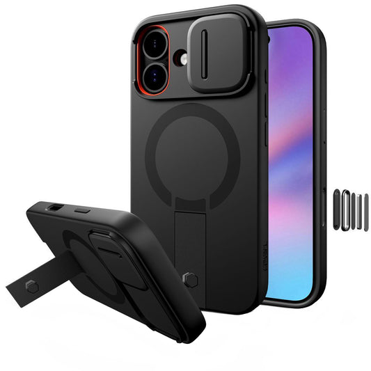 MagSafe-deksel for Apple iPhone 17, Tech-Protect, Kevlar Aura, Svart