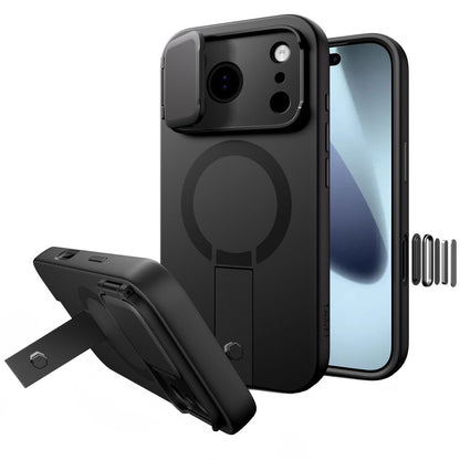 MagSafe-deksel for Apple iPhone 17 Pro, Tech-Protect, Kevlar Aura, Svart