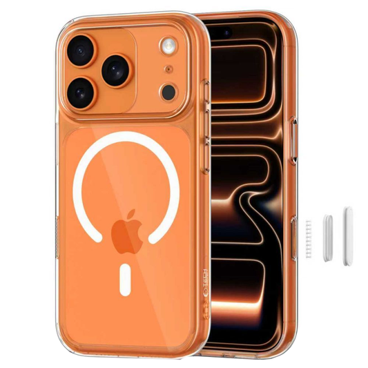 MagSafe-deksel for Apple iPhone 17 Pro Max, Tech-Protect, MagPeak, Transparent