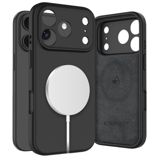 MagSafe-deksel for Apple iPhone 17 Pro Max, Tech-Protect, Silikon, Svart
