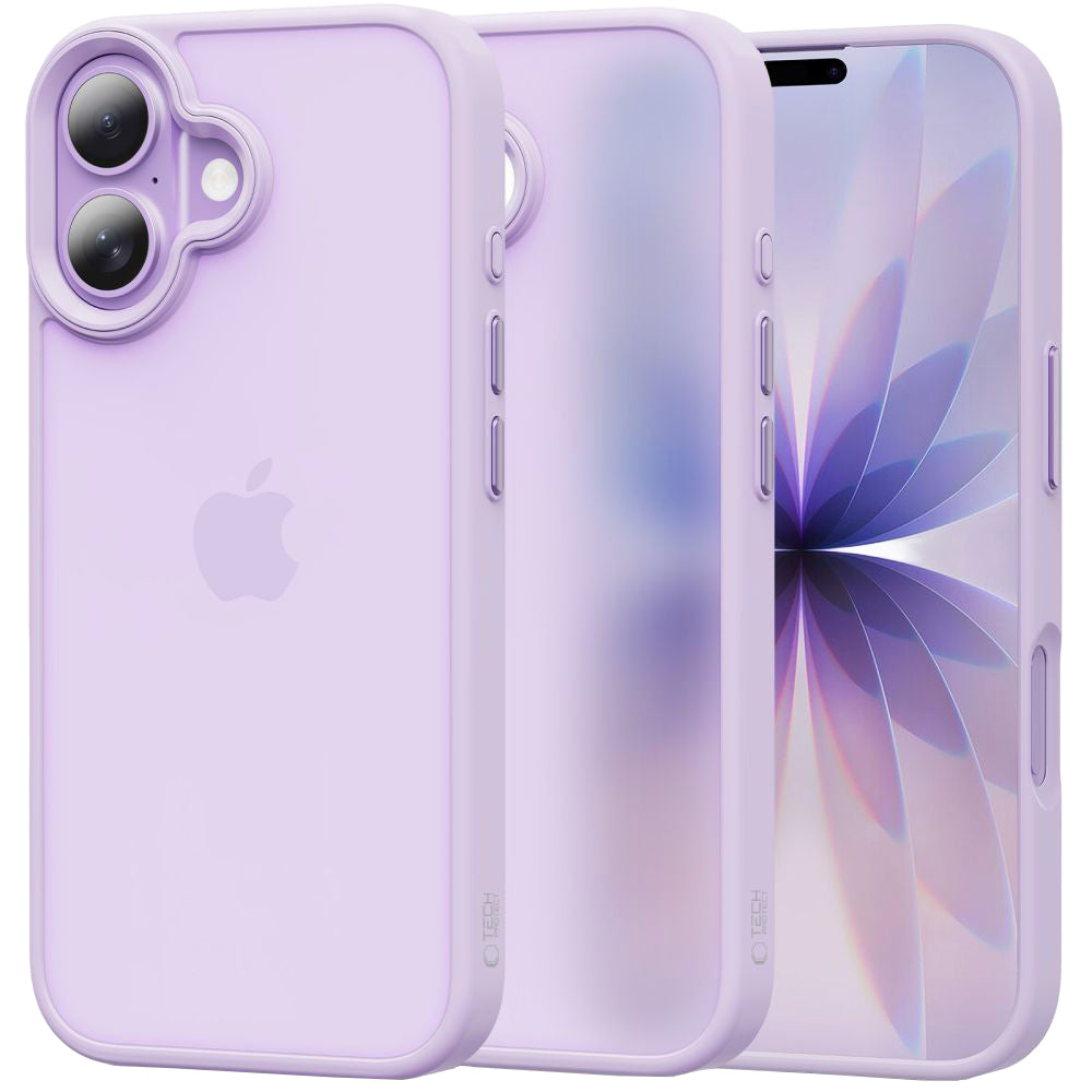 Deksel for Apple iPhone 17, Tech-Protect, Magmat, Lilla Matt