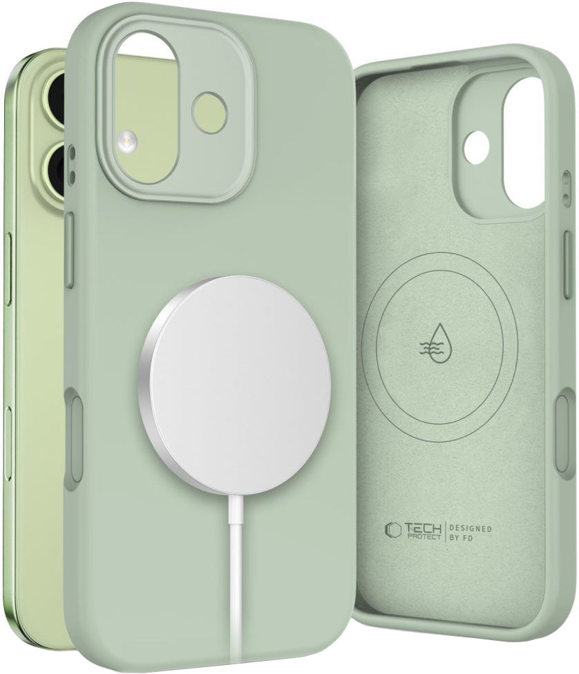 MagSafe-deksel for Apple iPhone 17, Tech-Protect, Uniq, Grønn