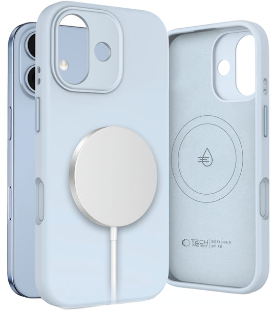 MagSafe-deksel for Apple iPhone 17, Tech-Protect, Uniq, Blå