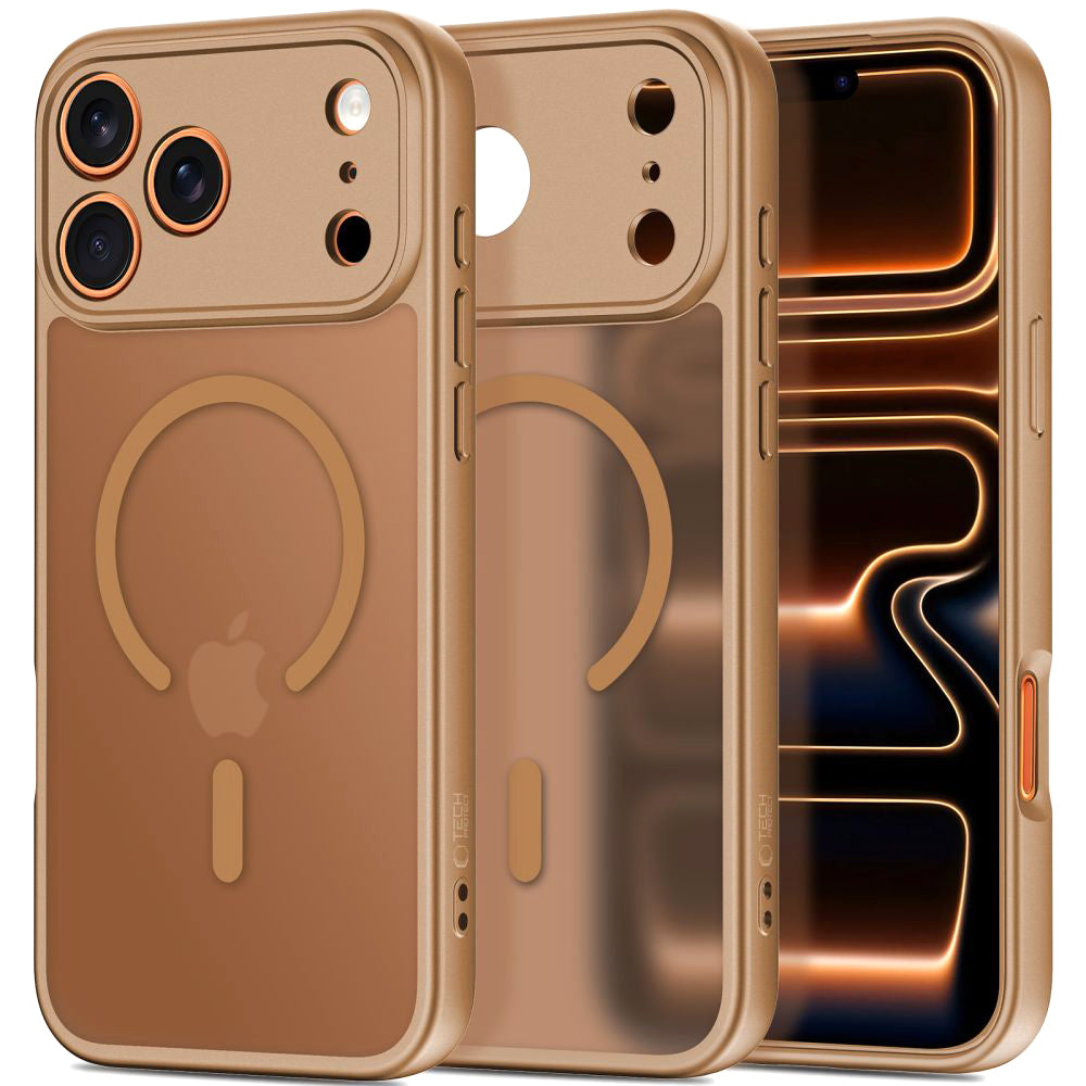 MagSafe-deksel for Apple iPhone 17 Pro Max, Tech-Protect, BasicMag, Matt Brun