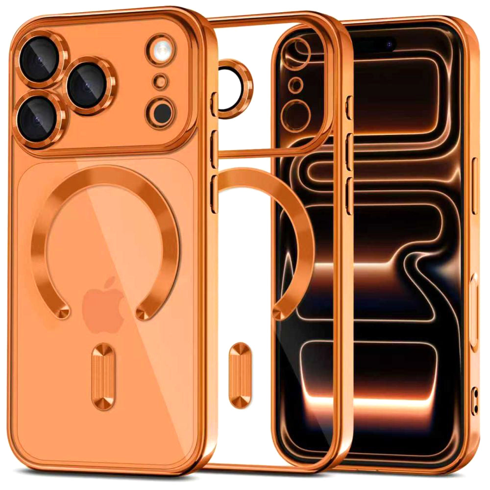 MagSafe-deksel for Apple iPhone 17 Pro Max, Tech-Protect, Magflex, Oransje